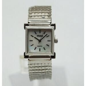 Gruen Women's Quartz Analog Watch Silver Tone New Battery